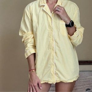 🧚Victoria’s Secret y2k checkered cottage pajama top🧚